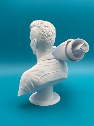 Busto 3D CR7 Ronaldo - Altezza 18cm