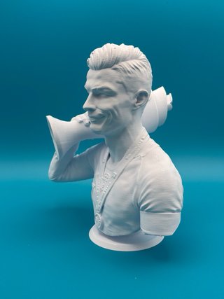 Busto 3D CR7 Ronaldo - Altezza 18cm
