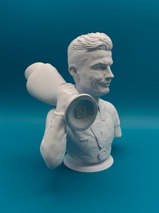 Busto 3D CR7 Ronaldo - Altezza 18cm