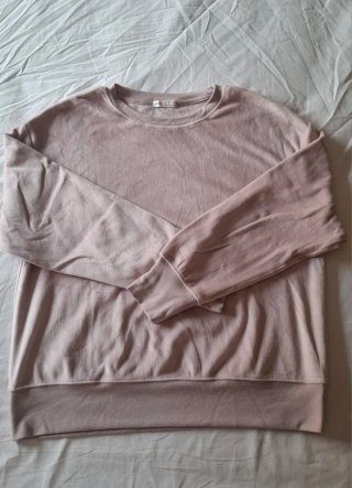 Sudadera Oysho Beige/Rosa Talla S