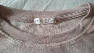 Sudadera Oysho Beige/Rosa Talla S