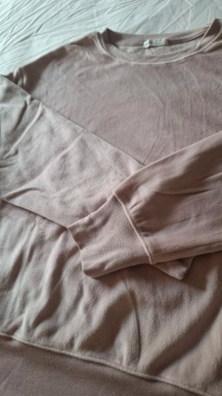 Sudadera Oysho Beige/Rosa Talla S