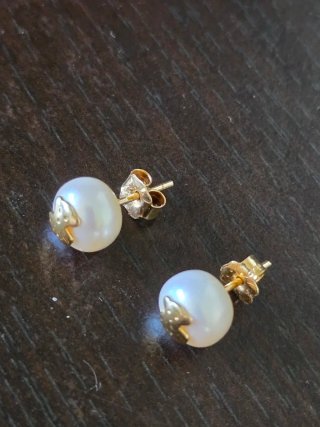 Pendientes Tous Perla y Oro 18k