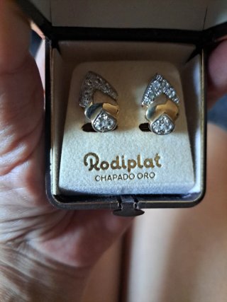 Pendientes Rodiplat Chapado Oro
