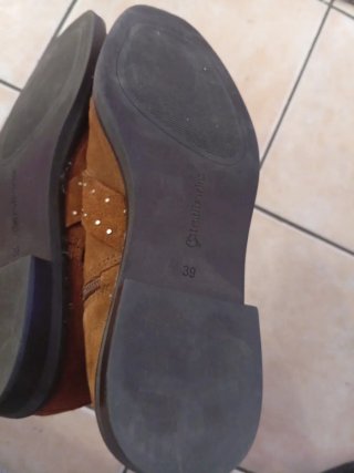 Botas de ante con pedrería
