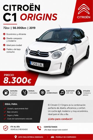 Citroen C1 2019 ORIGINS
