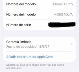 iPhone 17 Pro 256 GB Plata