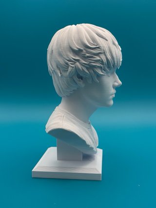 Busto 3D Justin Bieber - Altezza 18cm