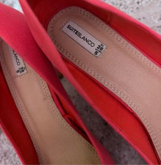 Tacones coral