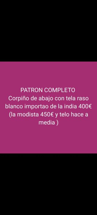 Patrón Pedrería Plata y Blanco