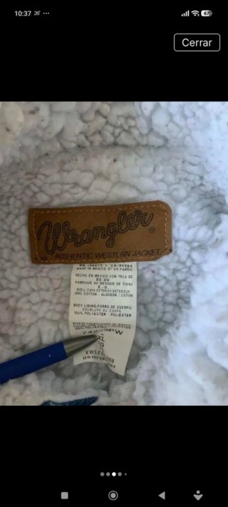 Chaqueta Vaquera Wrangler con Forro