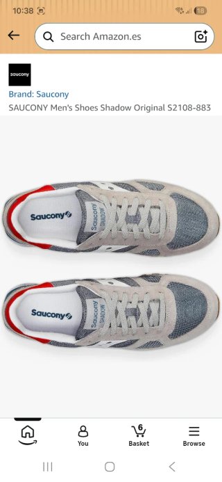 Zapatillas Saucony Shadow Beige/Gris Talla 42.5
