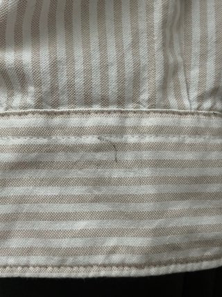 Camisa Celio Talla L Rayas Beige Algodón
