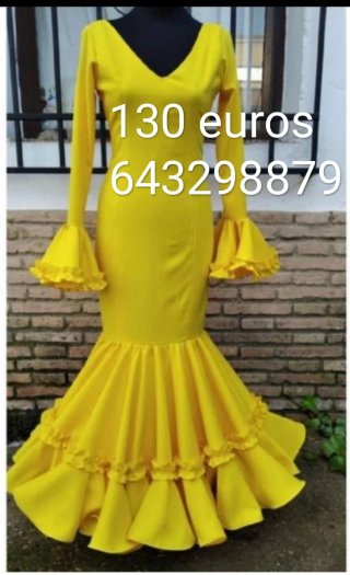 Traje de flamenca en varios colores