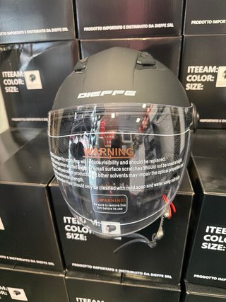 Casco Jet Dieffe Nero