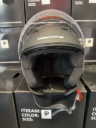 Casco Jet Dieffe Nero