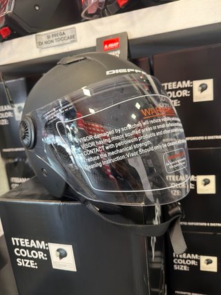 Casco Jet Dieffe Nero