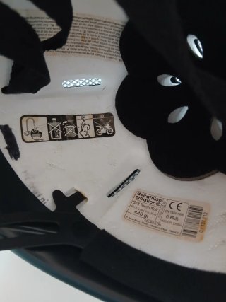 Casco de equitación negro