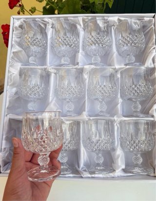 Set 12 Bicchieri Cristallo