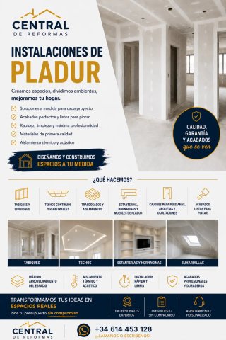 Instalación de Pladur