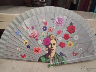 Abanico Frida Kahlo Multicolor