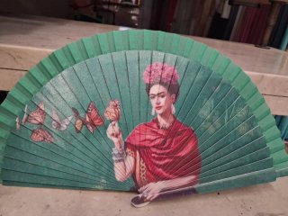 Abanico Frida Kahlo Multicolor