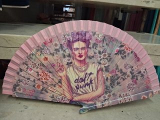 Abanico Frida Kahlo Multicolor