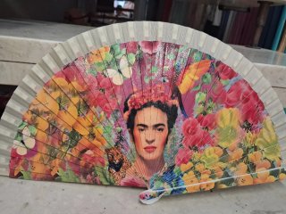 Abanico Frida Kahlo Multicolor
