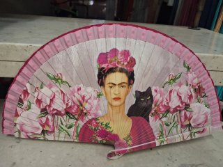 Abanico Frida Kahlo Multicolor