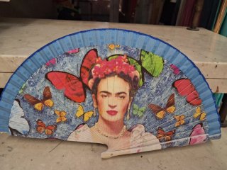 Abanico Frida Kahlo Multicolor
