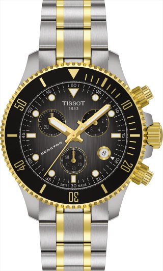 Tissot Seastar 1000 Chronograph Gris Bicolor