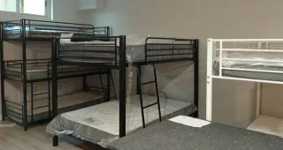 Literas Metálicas Nuevas (Negro/Blanco)