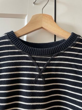 Jersey Massimo Dutti rayas azul oscuro