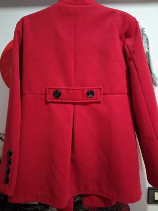 Cappottino rosso donna