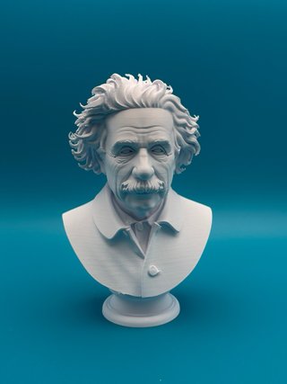 Busto Albert Einstein 3D - 18cm