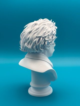 Busto Albert Einstein 3D - 18cm