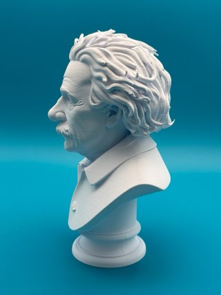 Busto Albert Einstein 3D - 18cm