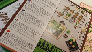 Minecraft Builders & Biomes Juego de Mesa.