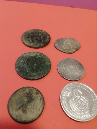 Lote de monedas antiguas
