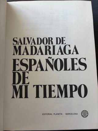 Testimonios de la españa de nuestro tiempo
