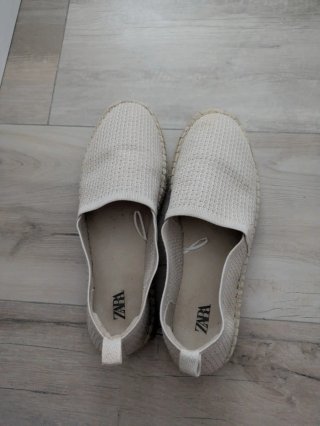 Zapatillas Zara Beige/Blanco
