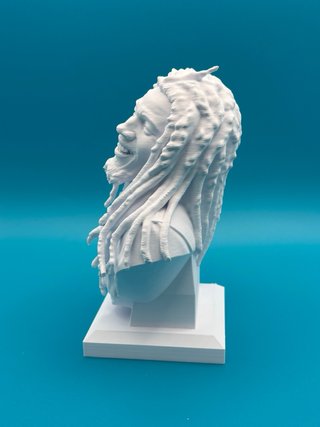 Busto Bob Marley 3D - 18cm