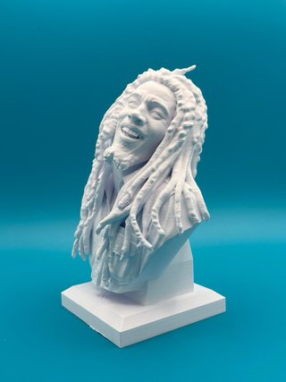 Busto Bob Marley 3D - 18cm