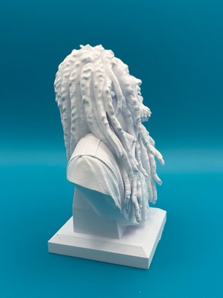 Busto Bob Marley 3D - 18cm