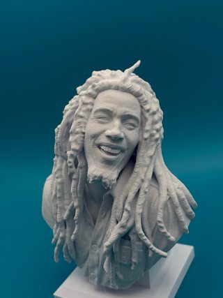 Busto Bob Marley 3D - 18cm