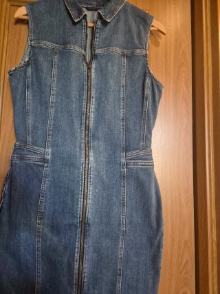 Vestido vaquero Salsa cremallera