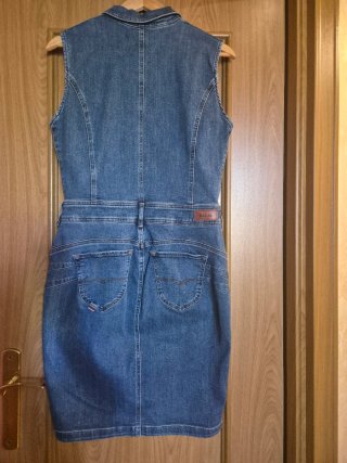 Vestido vaquero Salsa cremallera