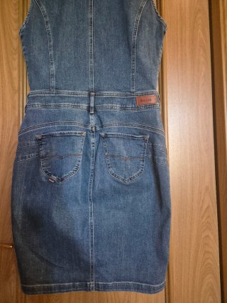 Vestido vaquero Salsa cremallera