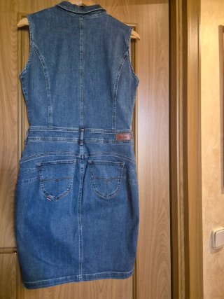 Vestido vaquero Salsa cremallera
