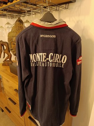 Polo McGregor Manga Larga Hombre Azul